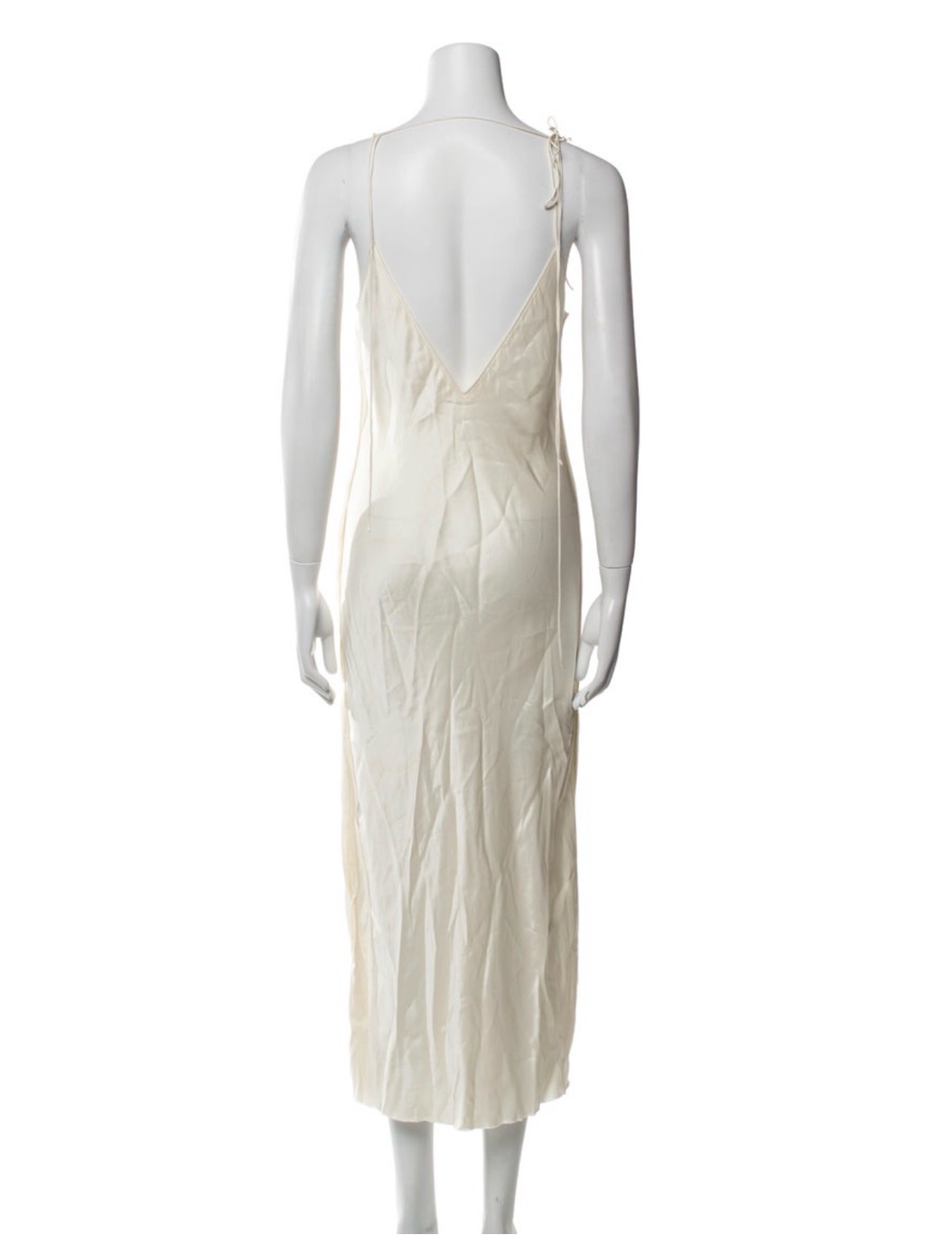 Helmut Lang Low V-Back Slip Dress